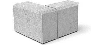 Indiana Limestone Double Chamfered 2 Piece Quoin